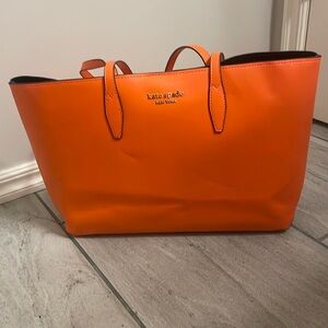Orange Kate Spade Suite Large Work Tote